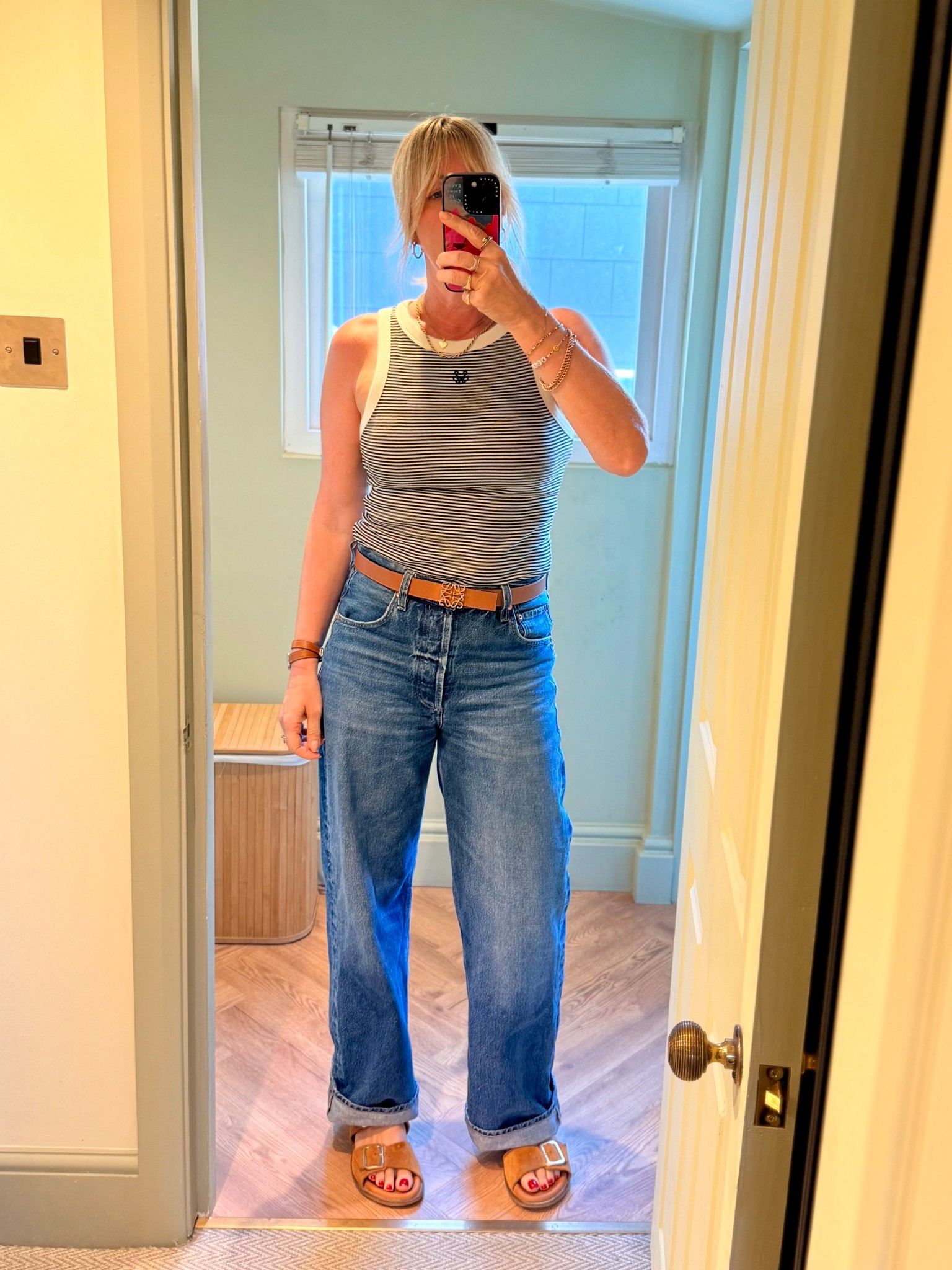 Me + Em vest top. Citizens of Humanity jeans. Air & Grace trainers 

#LTKspring #LTKuk #LTKover50style