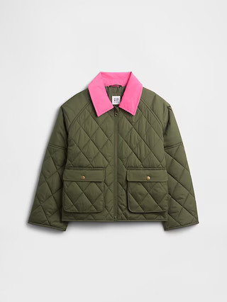 Kids Quilted Barn Jacket | Gap Factory