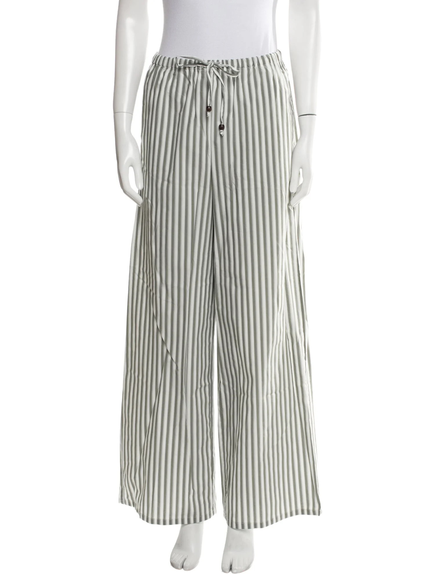 Striped Wide Leg Pants w/ Tags | The RealReal