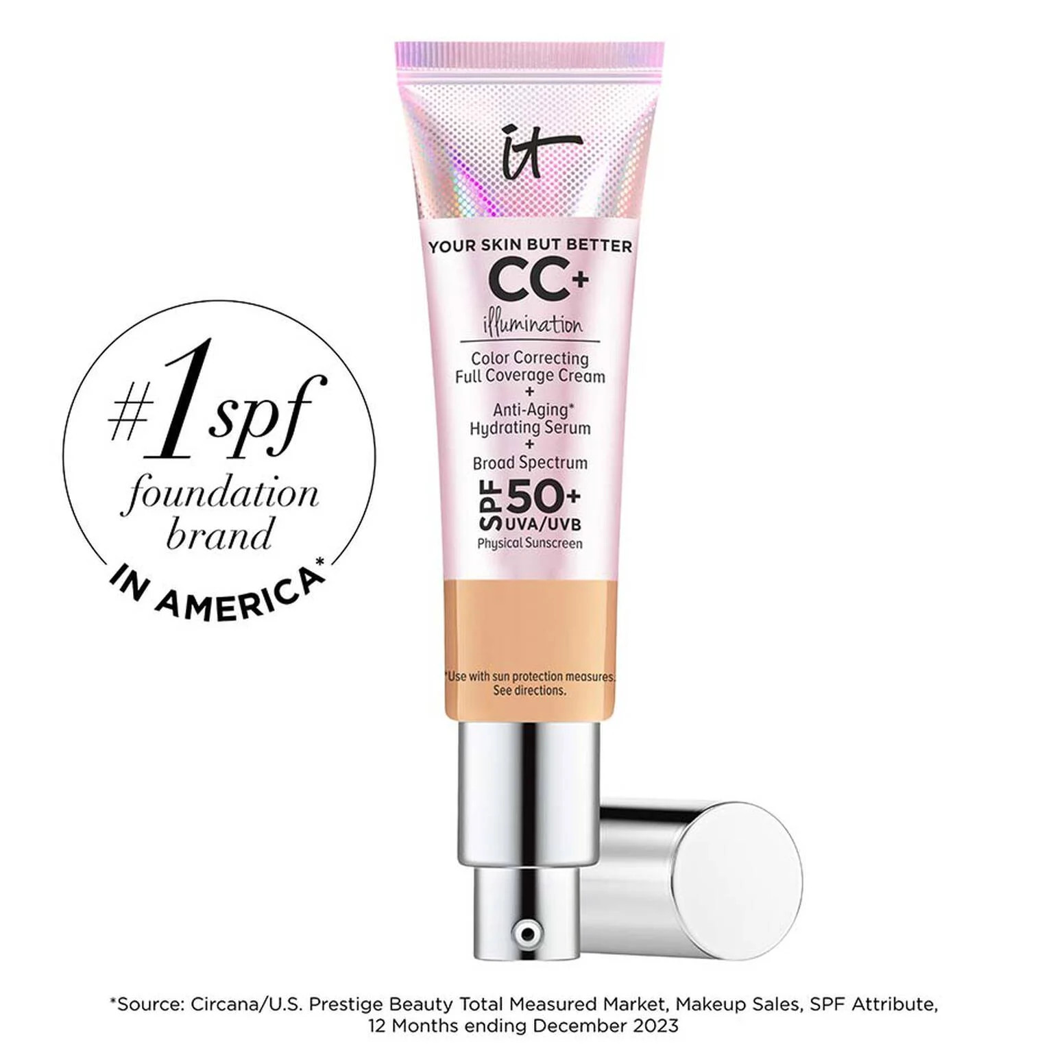 CC+ Cream Illumination Full-Coverage Foundation with SPF 50+ | IT Cosmetics (US)