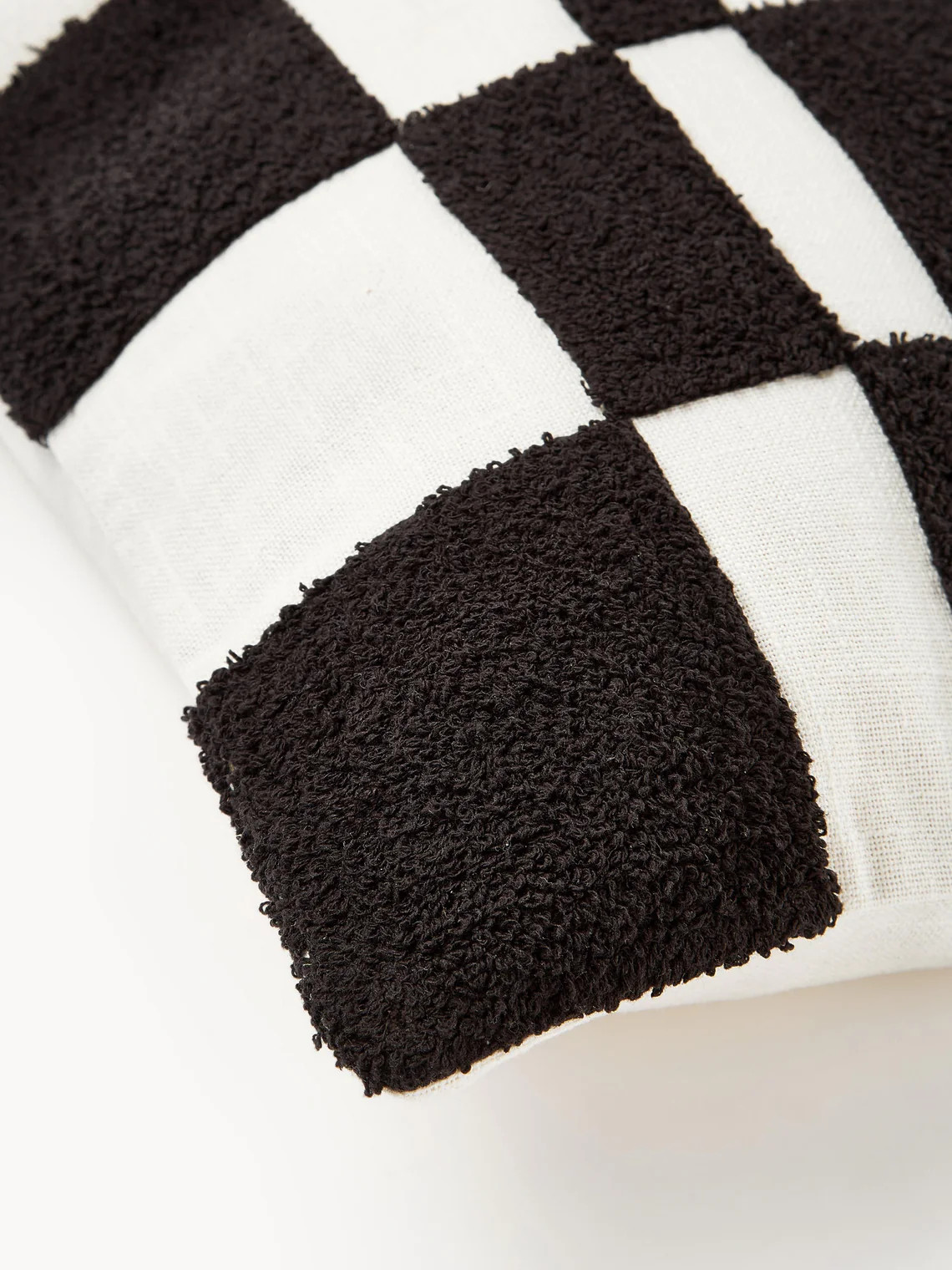 Kussenhoes Scout met getuft ruitpatroon | Westwing EU