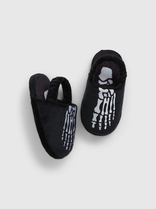 Toddler Halloween Skeleton Slippers | Gap (CA)