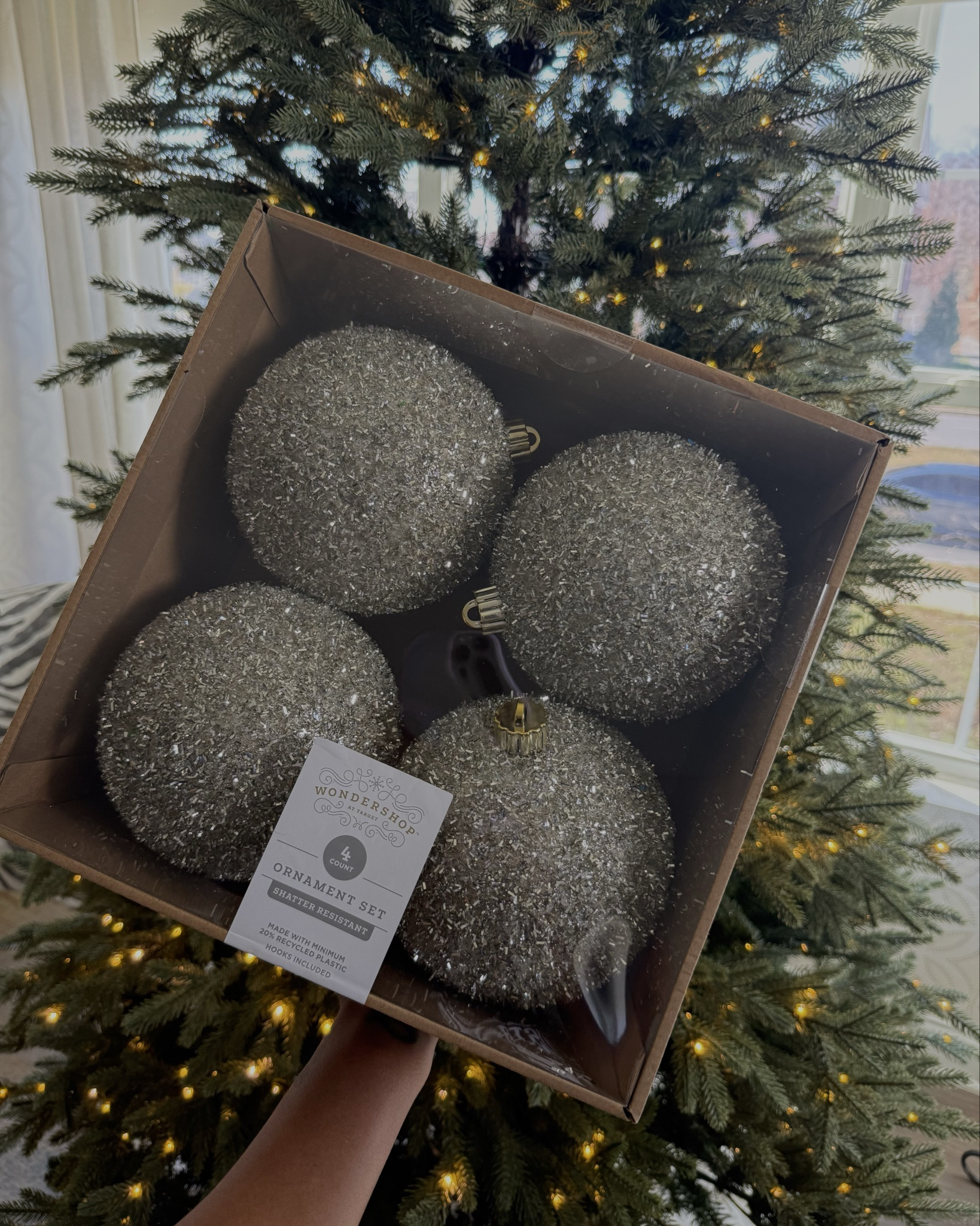 Mixed metals / neutral ornaments 

#holidaydecor #targetdecor 

#LTKHome #LTKFamily #LTKHoliday