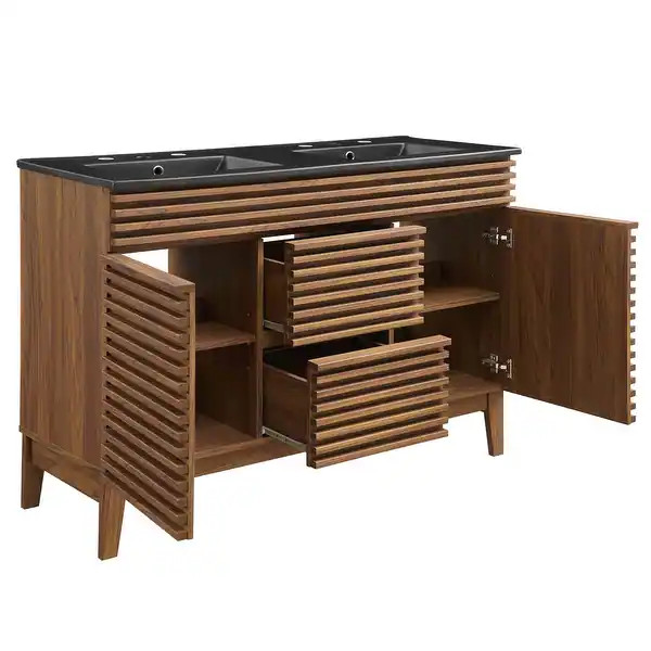 Render 48" Double Sink Bathroom Vanity | Bed Bath & Beyond
