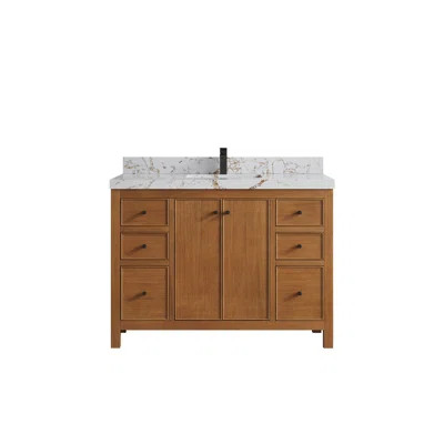 Chicago Teak 48" Single Bathroom Vanity Set | Wayfair North America
