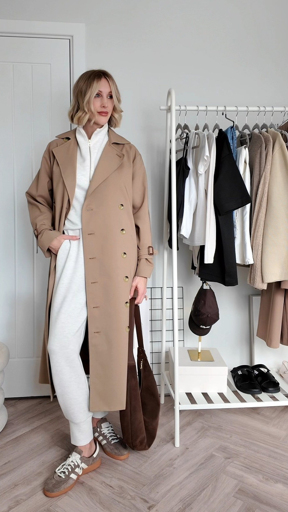 Trench coat outfit - elevate your casual loungewear 

#LTKstyletip #LTKeurope #LTKSeasonal