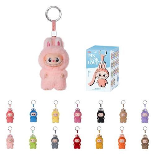POP MART The Monster Pin for Love Series (N-Z) Mini Labubu Doll Blind Box Keychain – Vinyl Plush Pendant, Bag Charm, Collectible Holiday & Birthday Gift for Kids & Adults, Single Box | Amazon (US)