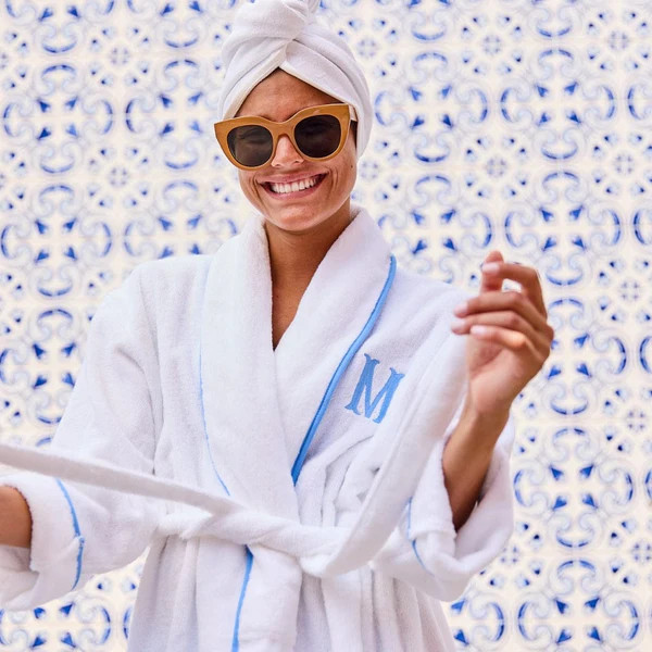 Women’s Personalized Long Plush Luxury Robe | Weezie Towels | Weezie Towels