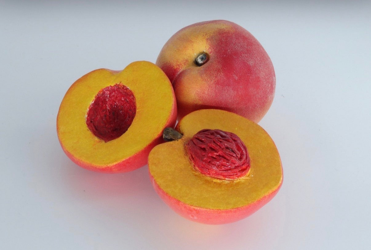 Ceramic Peaches - Fake Food Plate Wall