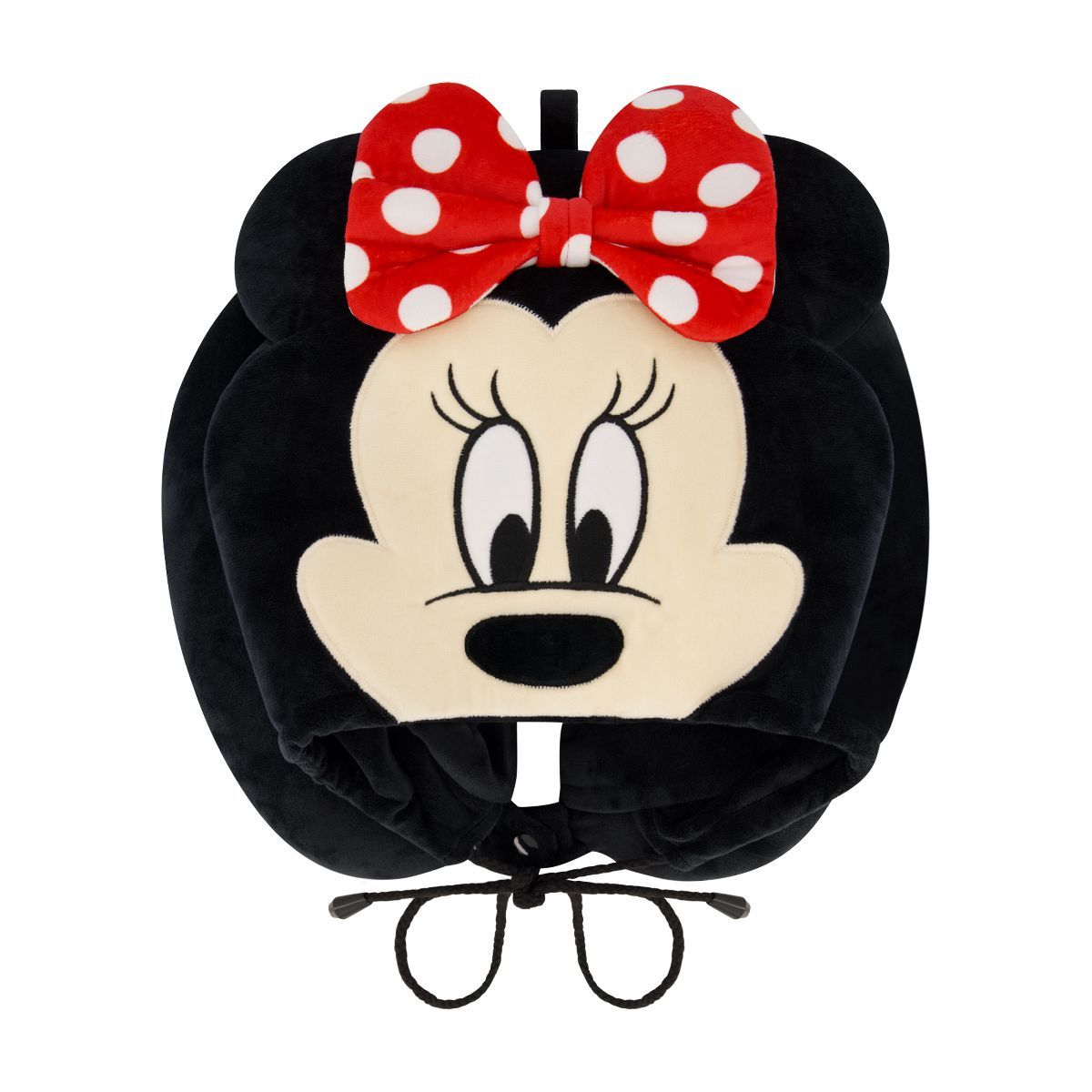 Disney Minnie Mouse Travel Neck Pillow hoodie Black | Target