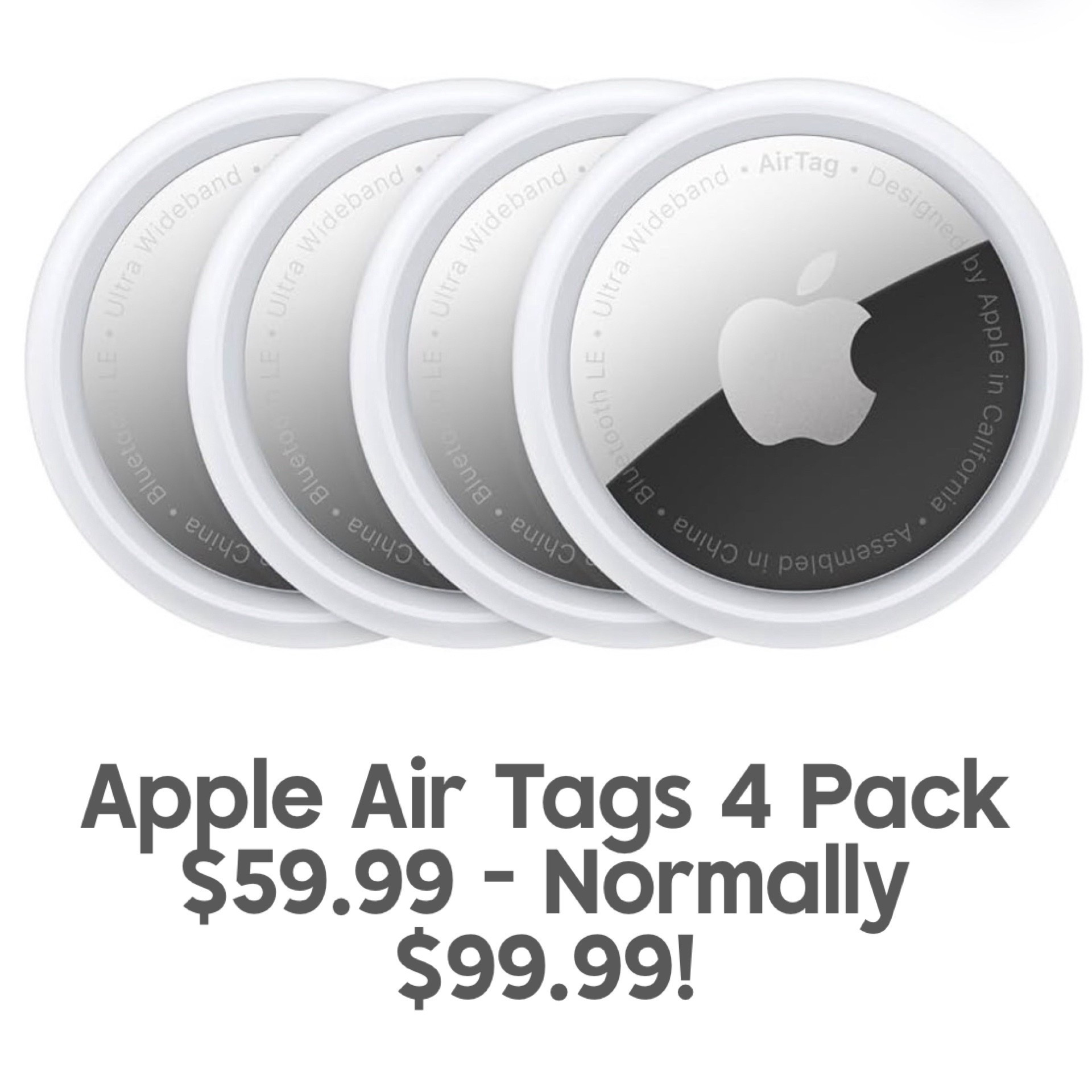 Excellent Apple Air Tag sale today! Very rare to find a deal like this - works out to only $15 per tag. These are the best for tracking important items easily. 

#LTKHome #LTKSaleAlert #LTKdayinmylife