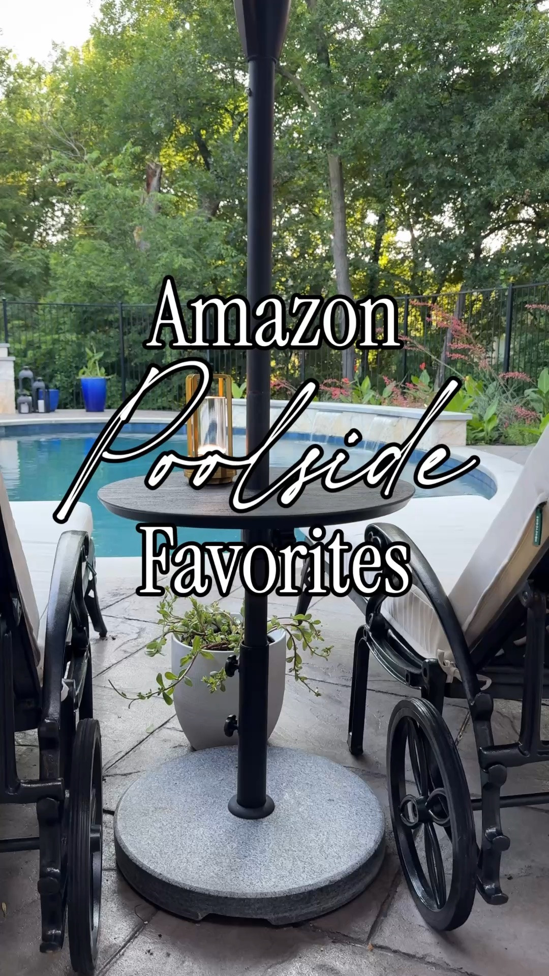 Must Have Poolsde Favorites from Amazon. The umbrella table is the best of the bunch!

#LTKSeasonal #LTKHome