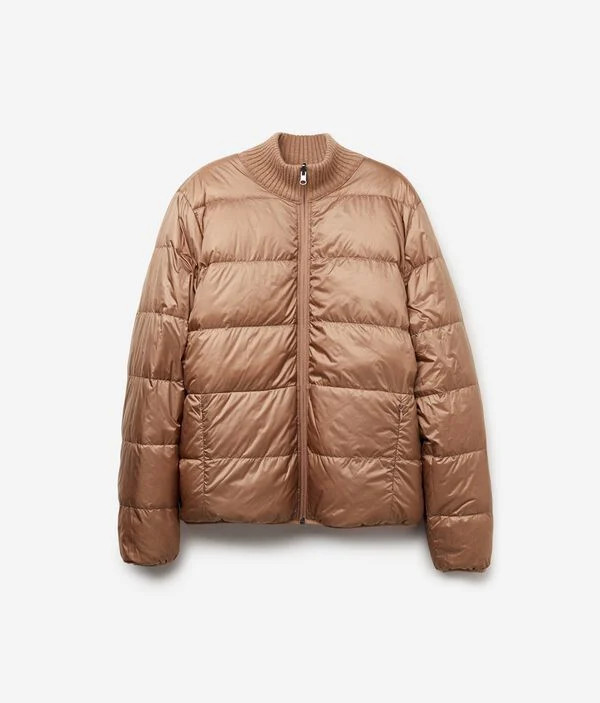 Cashmere Cable-Knit Stitch Reversible Short Quilted Jacket | Falconeri