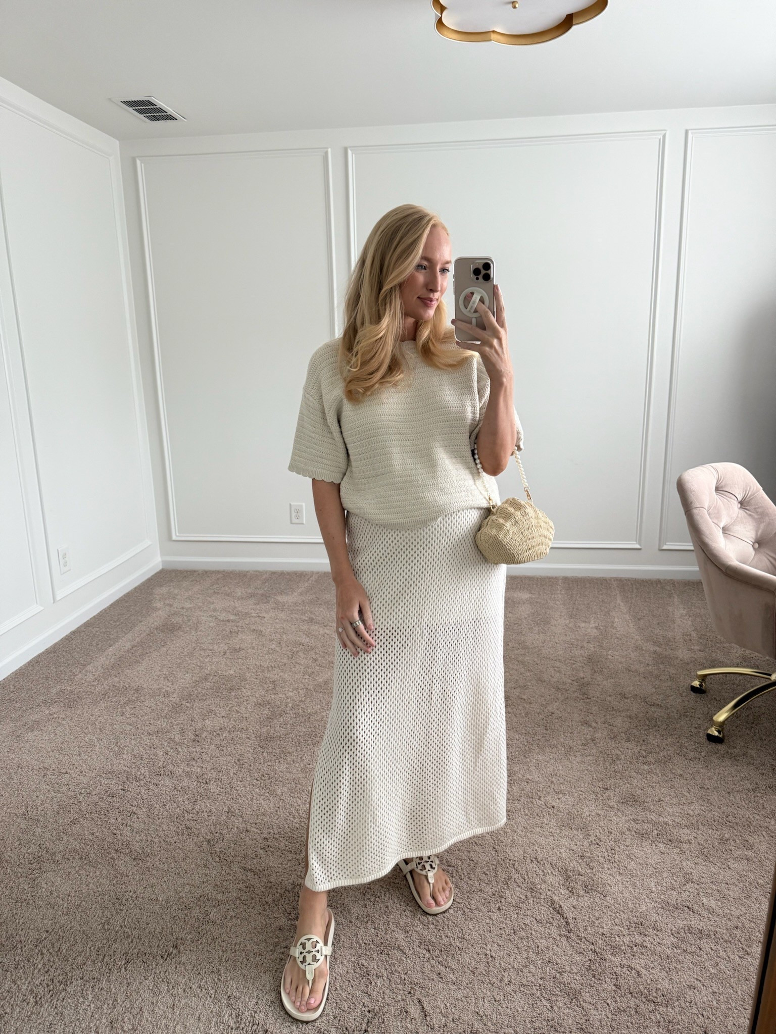 Cute and comfy monochromatic beach look from Target! Wearing size small in both the sweater and skirt. Summer outfits // vacation outfits // beach outfits // monochromatic outfits // Target finds // maxi skirts 

#LTKSummerEdit #LTKTravel #LTKFindsUnder50