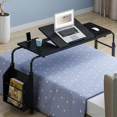 Overbed Table with Wheels - Laptop Desk Cart, Adjustable Height and Length, Table Over The Bed for Hospital and Home Use | Target