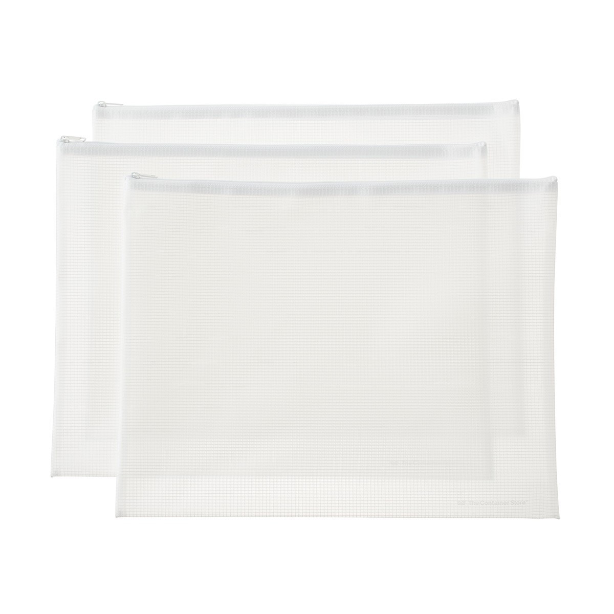 The Container Store Legal-Size Pouch Set Pkg/3 | The Container Store