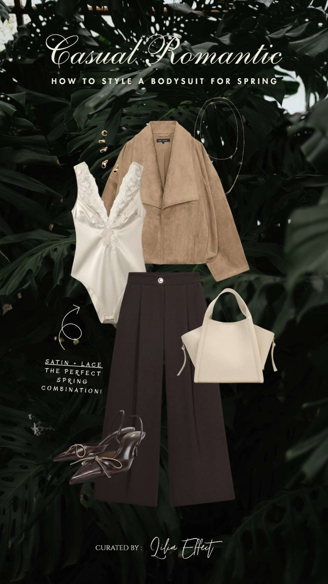 Casual romantic — how to style a bodysuit for spring 🤍 Pair it with flowy skirts or relaxed denim, add soft layers and delicate jewelry for an effortless, feminine look. 🌿✨
 

 #LTKgrwm #LTKootd