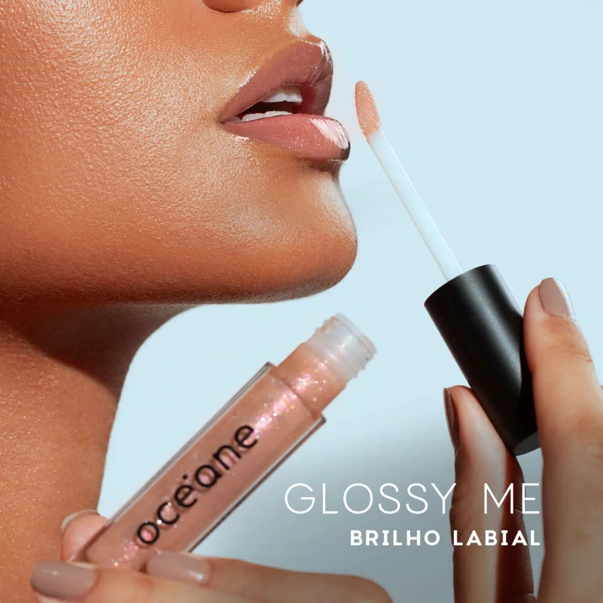 Brilho Labial Transparente Glossy Me Glazed Edition - Maquiagens e cosméticos Océane: Pincéis,... | Oceane (BR)