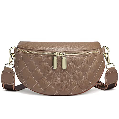Eslcorri Small Crossbody Sling Bag for Women Trendy - Fashionable Fanny Packs Vegan Leather Chest Belt Bum Bag Anti Theft Crossbody Sling Purse for Women for Travel Sport Camping | Amazon (US)