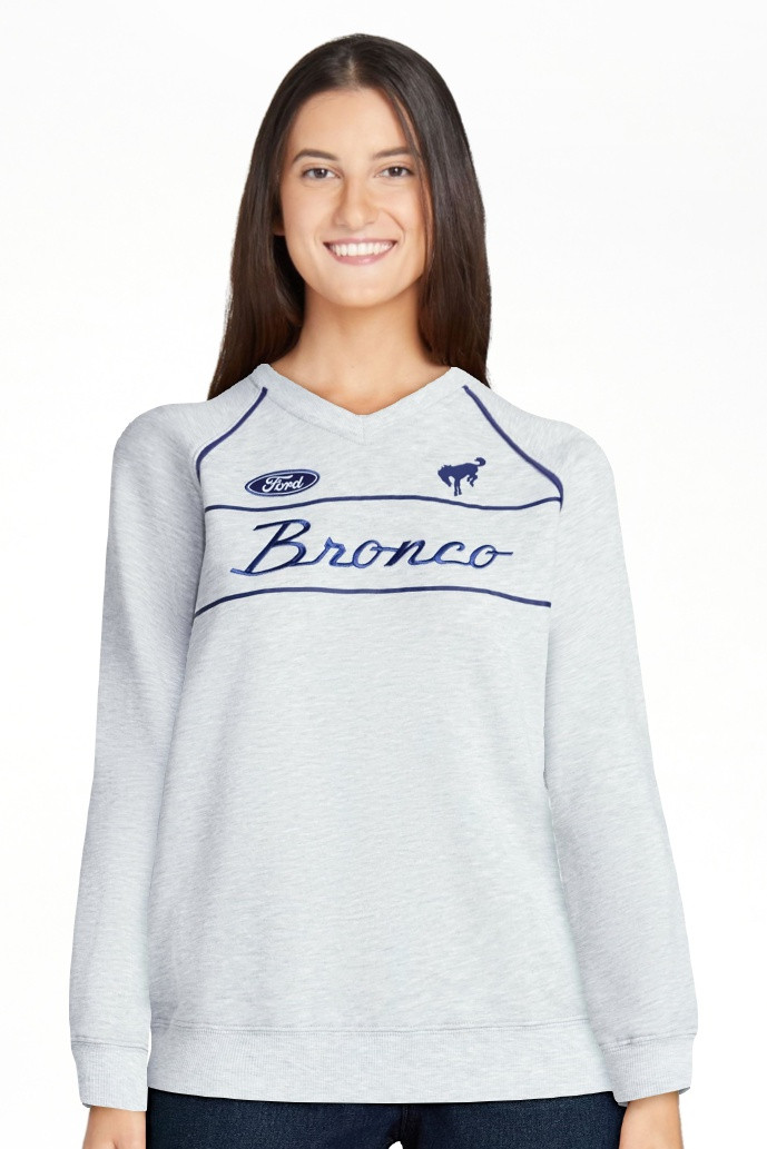 Ford Bronco Women's Front Back Graphic Sweatshirt with Long Sleeves, Sizes XXS-XXL | Walmart (US)