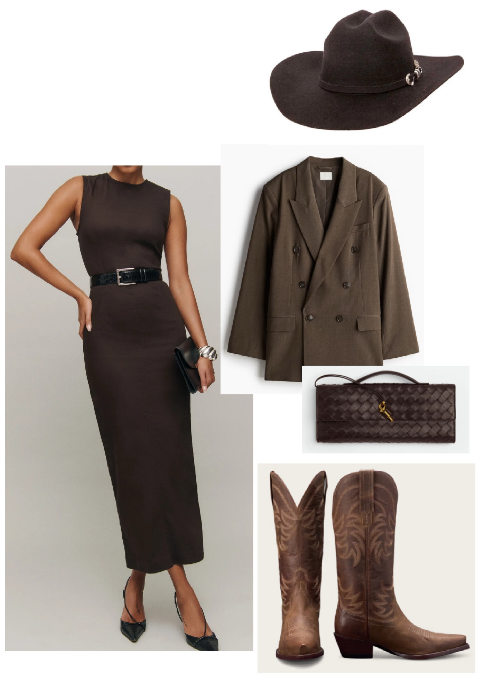 Western | cowboy hat | boots | monochrome ootd | western inspo

#LTKStyleTip #LTKShoeCrush #LTKItBag