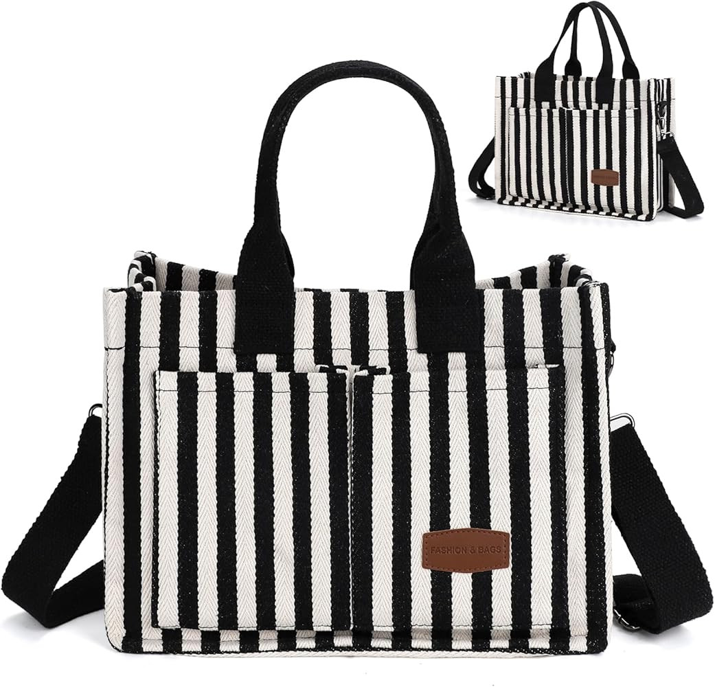 Canvas Tote Bag for Women Tote Purses for Women Everything Tote Bag Work Bags for Women Large Tot... | Amazon (US)