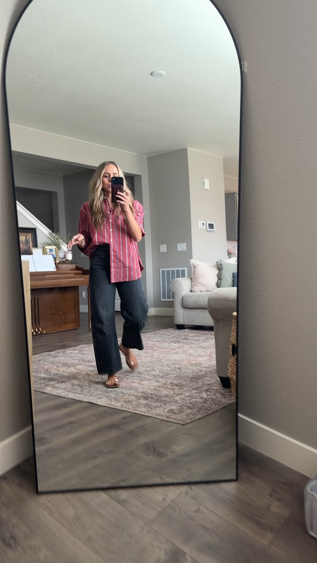 This new fall outfit is perfect for the season transition! 

I am a size small top and 2 or 26 bottoms.

#LTKgrwm #LTKmomlife #LTKootd