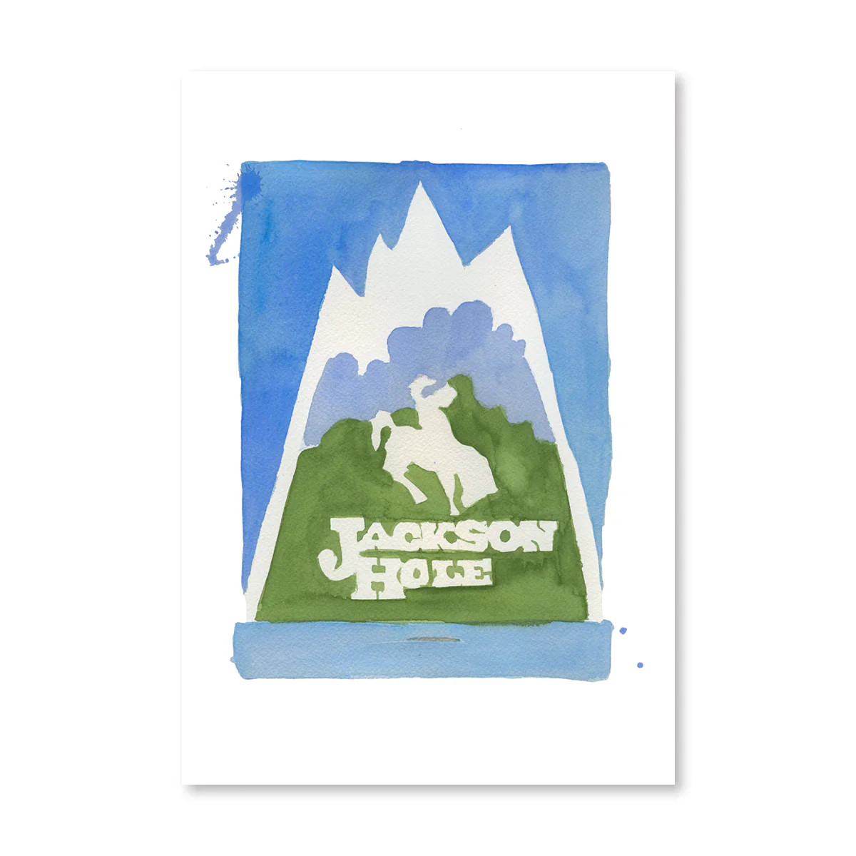 Furbish Studio - Jackson Hole Matchbook Watercolor Print | Furbish Studio