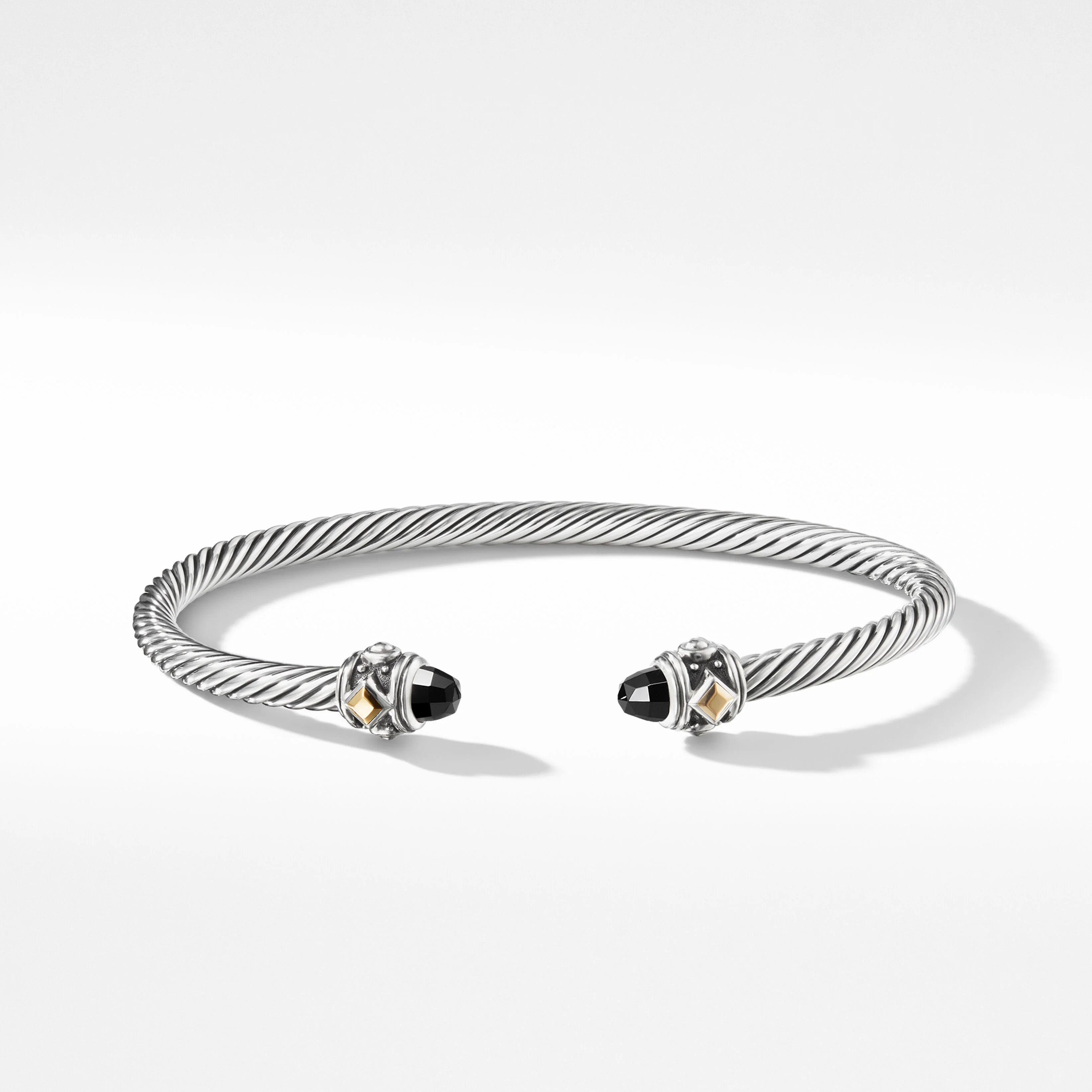 Renaissance® Bracelet in Sterling Silver with Black Onyx and 18K Yellow Gold | David Yurman