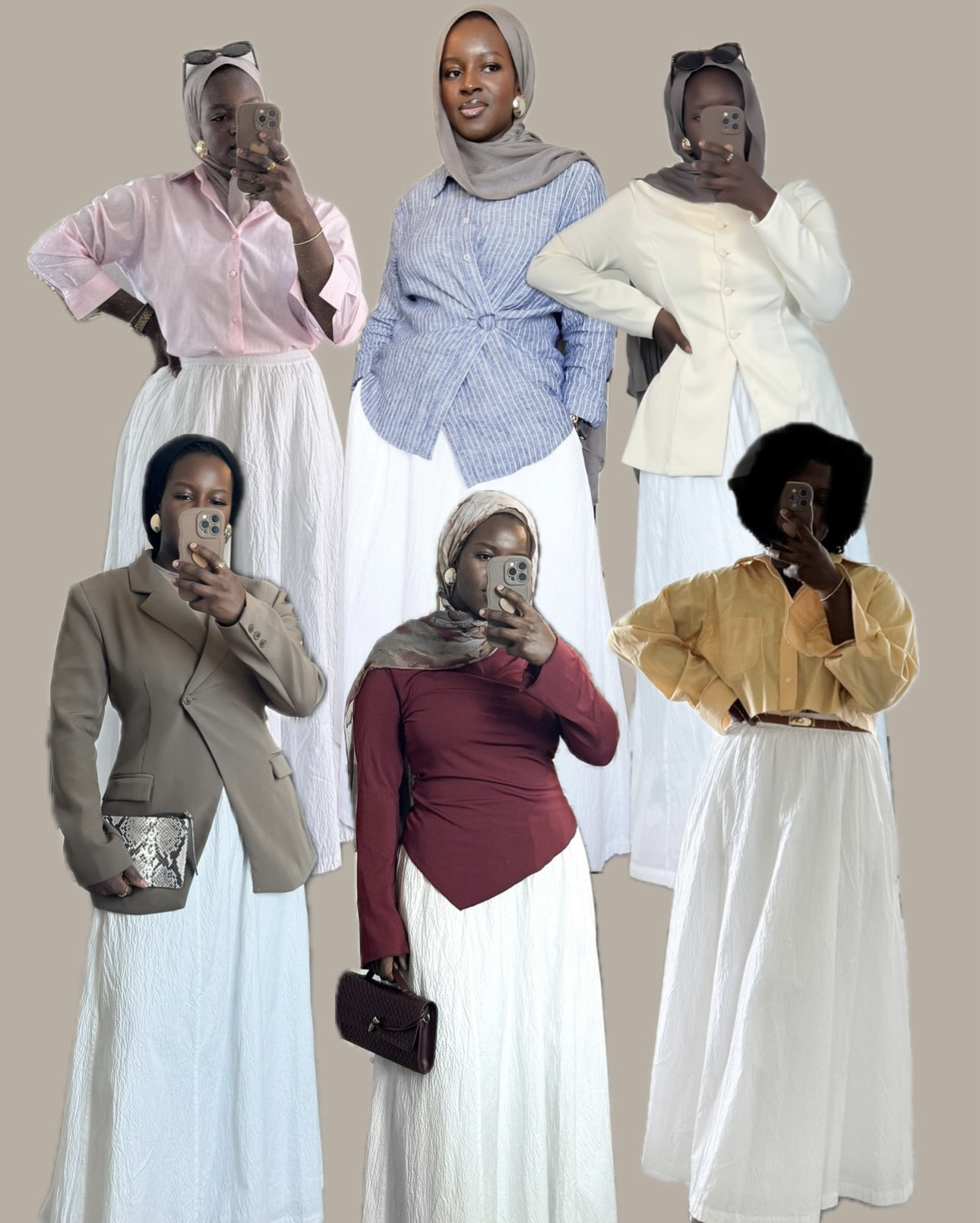 6 ways to wear target white maxi skirt

#LTKModest maxi skirt outfits, white long skirt, summer outfit ideas

#LTKSeasonal #LTKStyleTip #LTKFindsUnder50