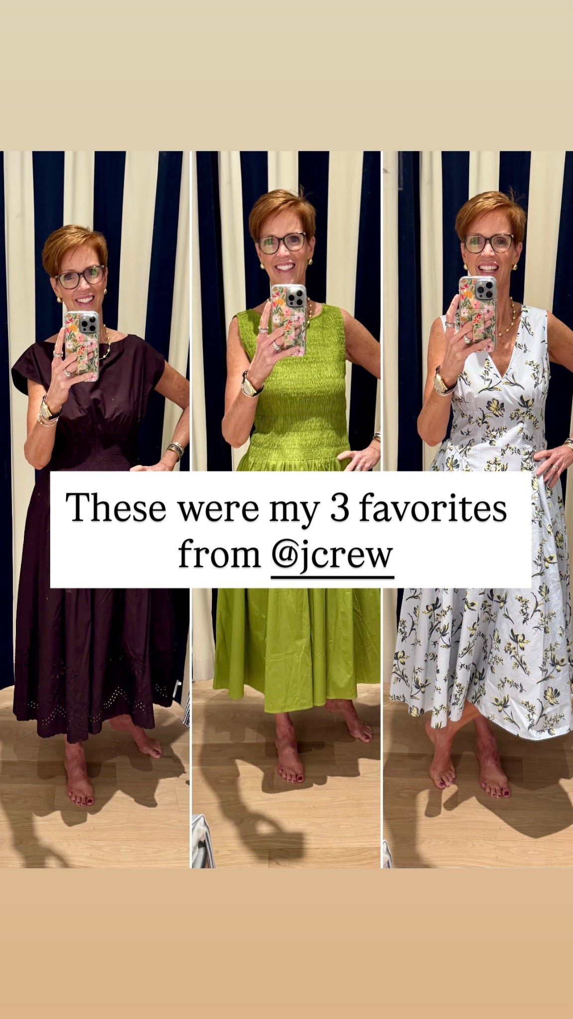 J.Crew in store try on
3 favorites
Spring dresses

#LTKootd #LTKOver40 #LTKTall