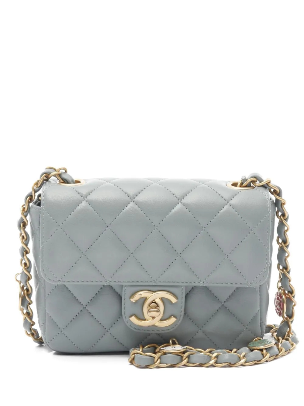 CHANEL Pre-Owned 2021s mini crossbody bag - Grey | Farfetch Global