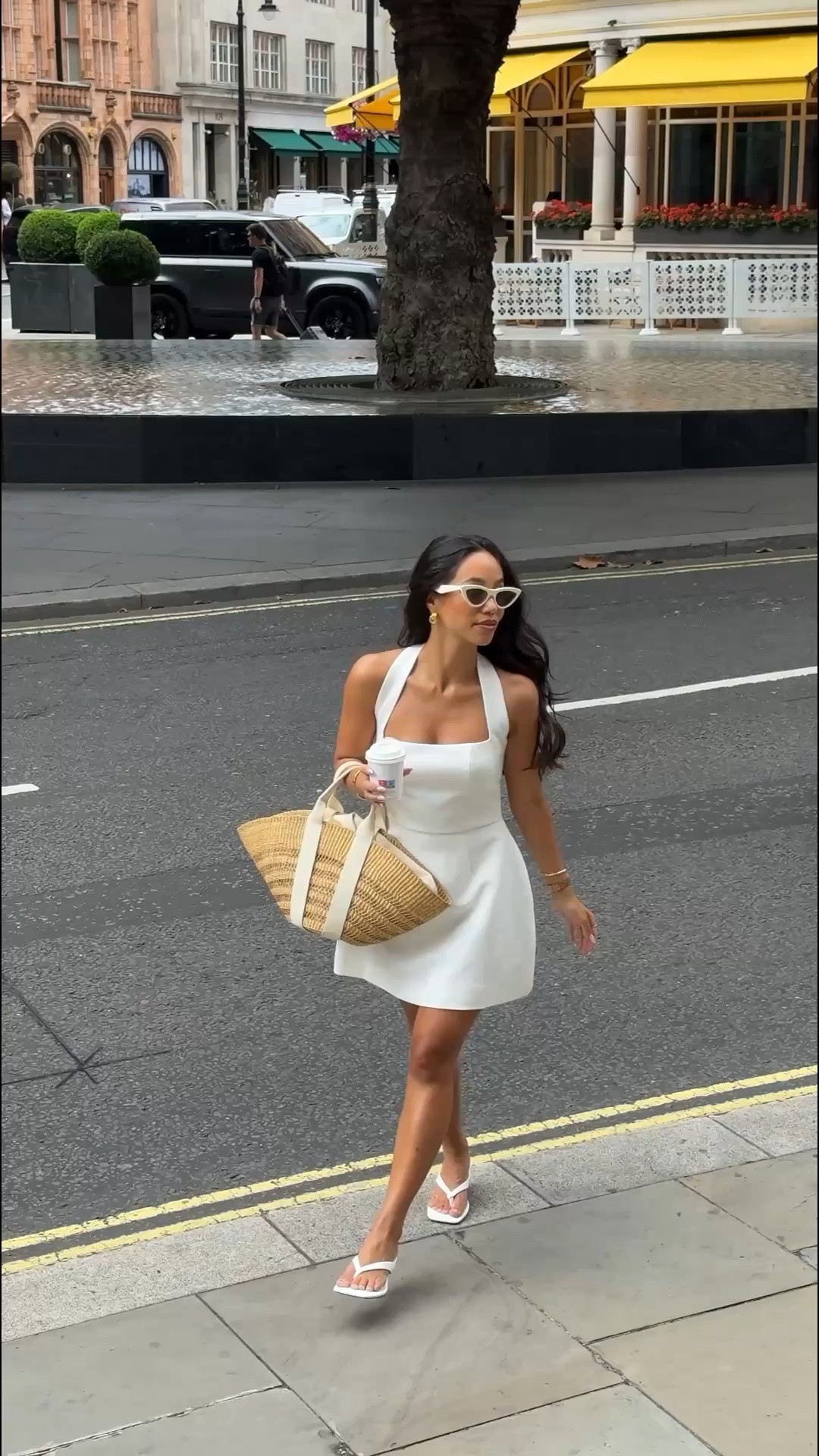 Heatwave summer in the city outfit inspo ☀️ white dress, polka dot dress, drop waist dress, minimal outfit, workwear office outfit, Bermuda shorts

#LTKsummer #LTKdresses #LTKworkwear
