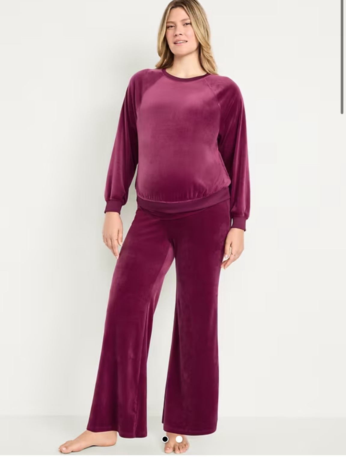Maternity velour sweatsuit on sale for $30. Also comes in black 🖤.

#LTKBump #LTKCyberWeek