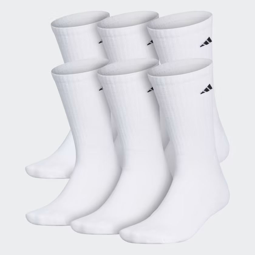 Athletic Cushioned Crew Socks 6 Pairs | adidas (US)