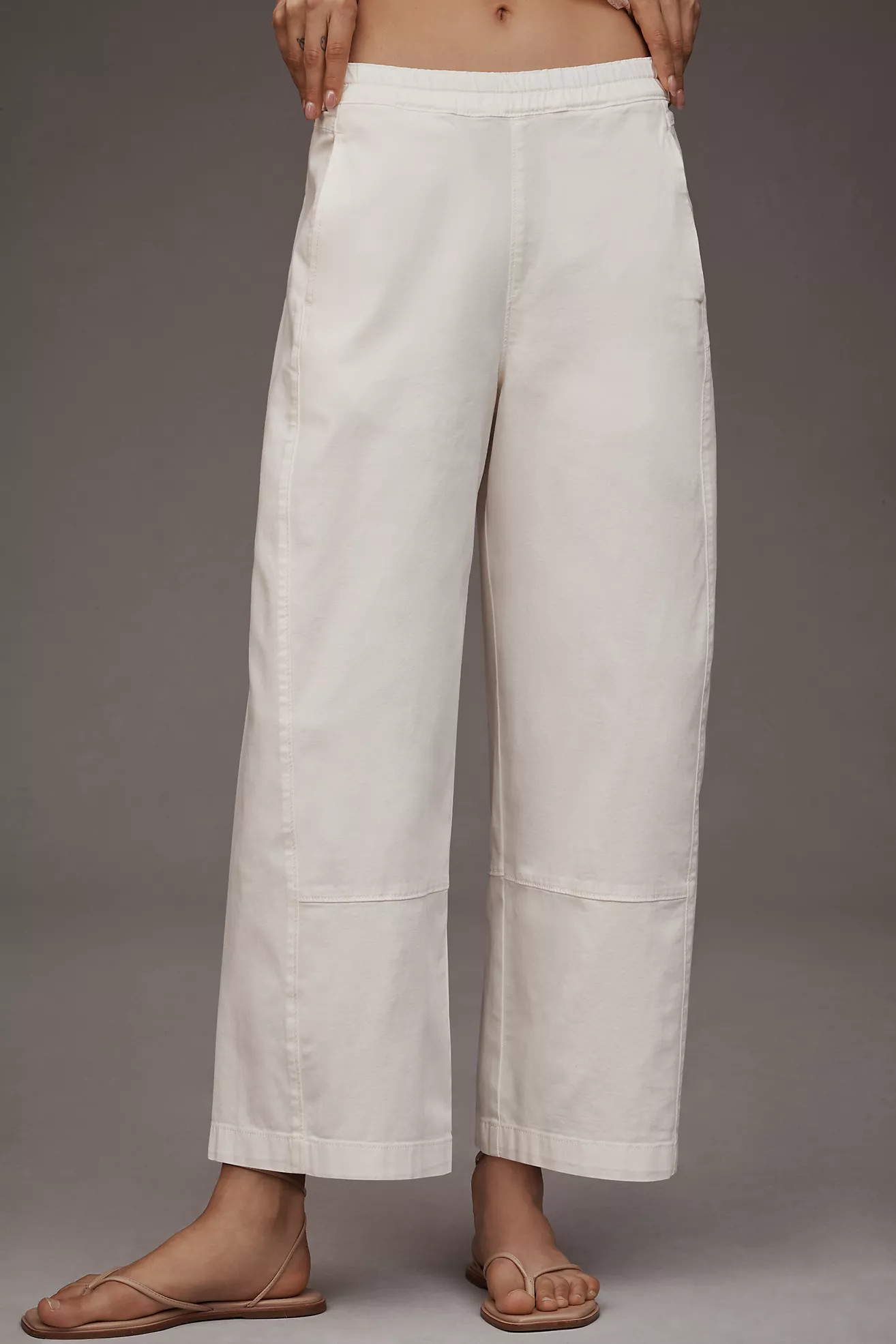 The Izzie Relaxed Pull-On Barrel Pants by Pilcro | Anthropologie (US)