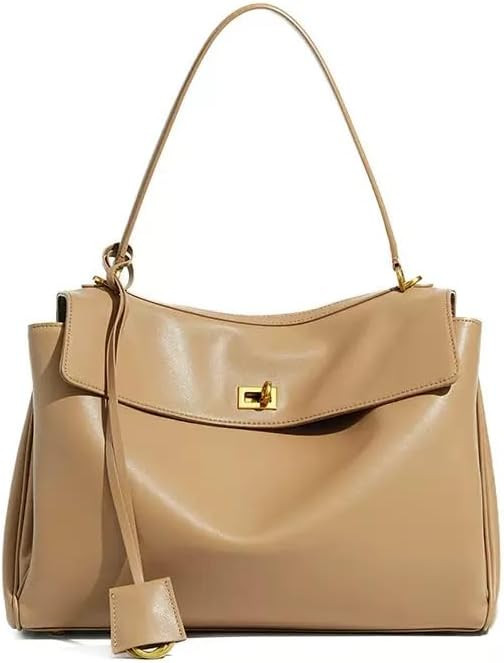 Genuine Leather Tote Bag for Women, Fashion Crossbody Bag,Large Shoulder Bags Purses Satchel Hand... | Amazon (US)