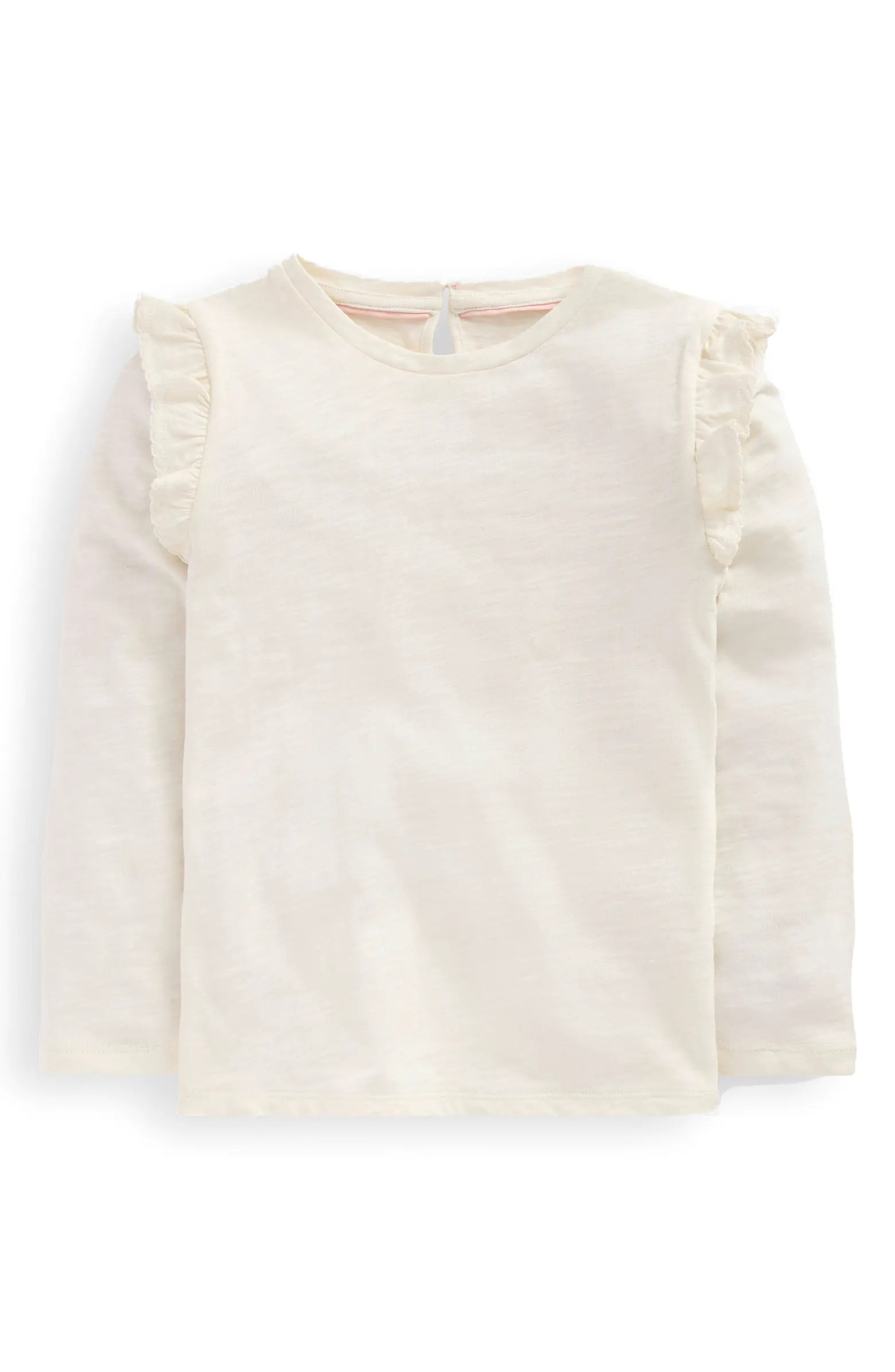 Kids' Frill Accent Slub Cotton Top | Nordstrom