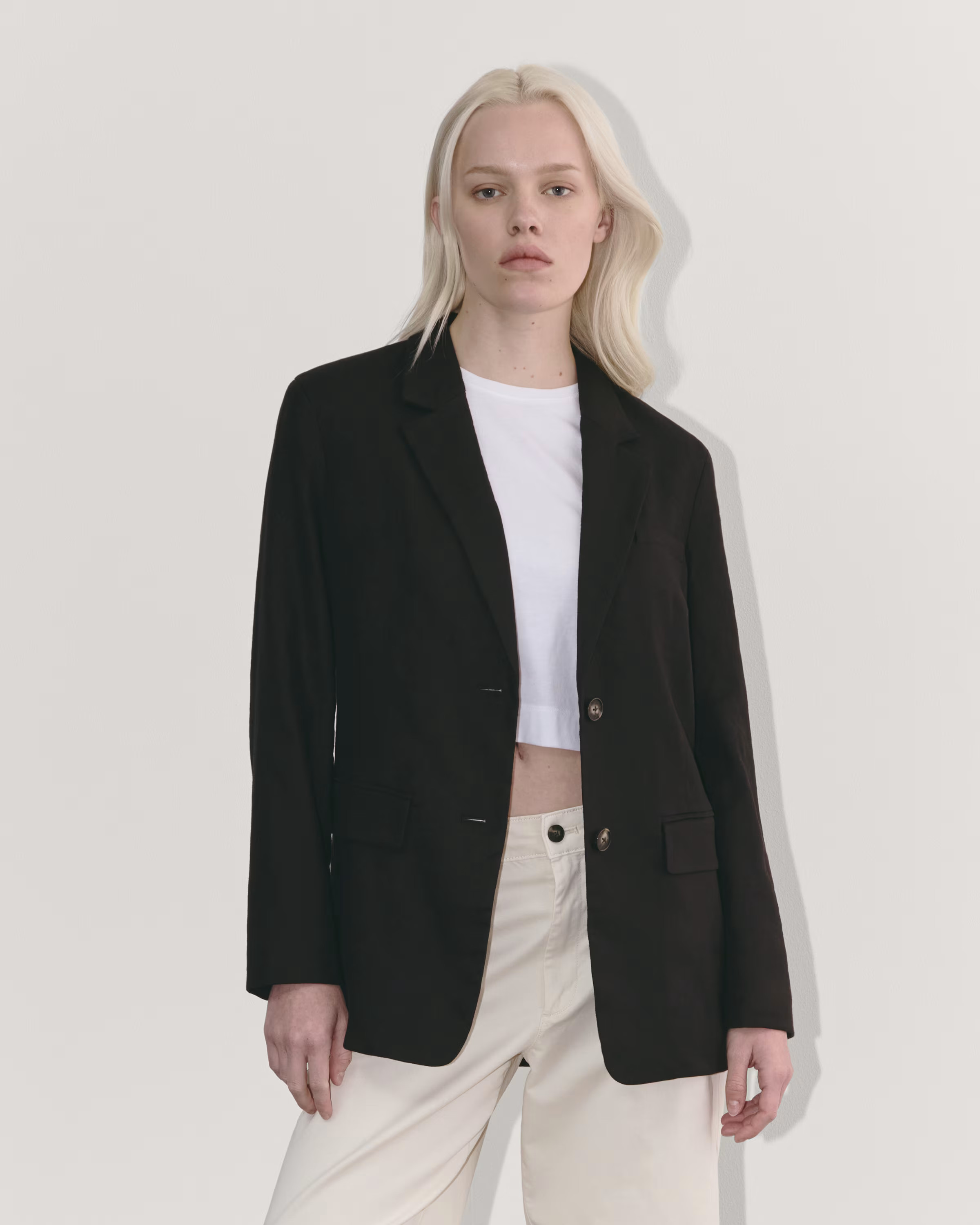 The Oversized Blazer in Stretch Linen | Everlane