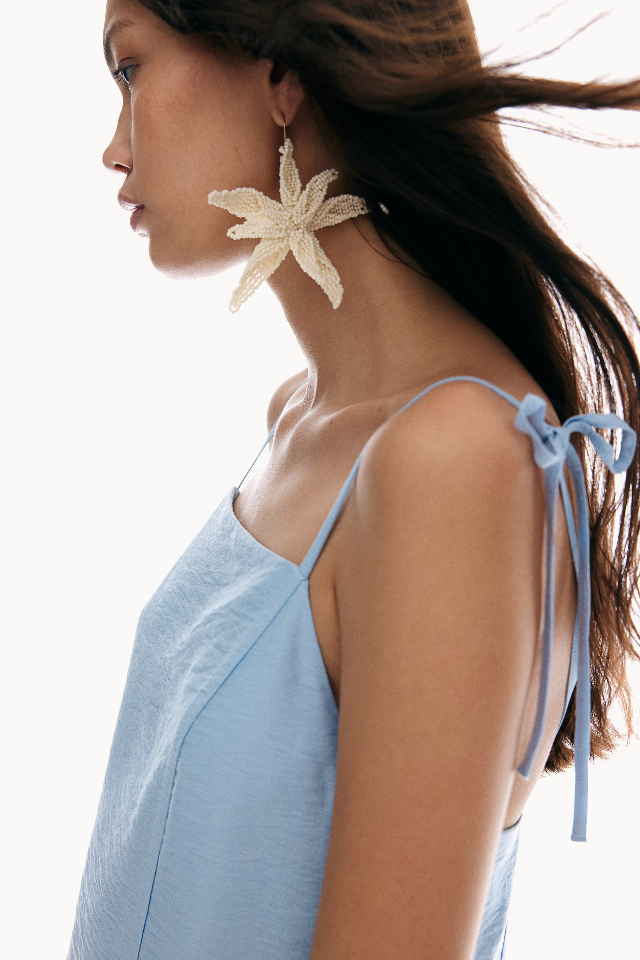 Dress with Tie Shoulder Straps | H&M (US + CA)