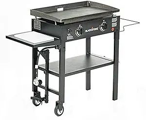 Blackstone 1853 Flat Top Gas Grill 2 Burner Propane Fuelled Rear Grease Management System 28” O... | Amazon (US)