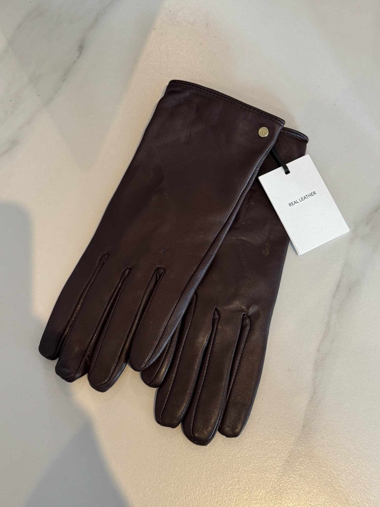 LK Bennett chocolate brown leather gloves for autumn winter  

#LTKstyletip #LTKuk #LTKautumn