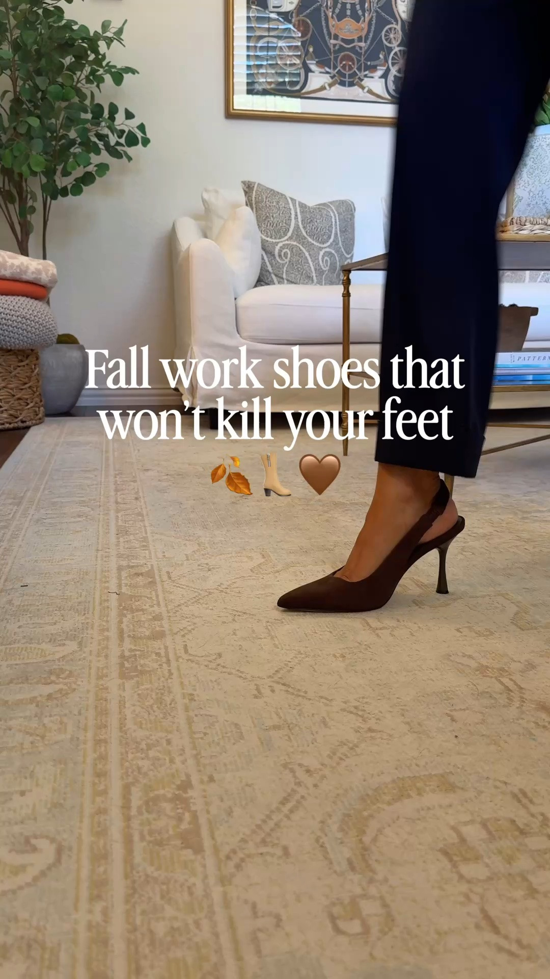 Wearing size 7.5 (TTS) in all 7 — true to size on every pair.

Fall work shoes that are comfy enough to wear all day 🤎 These 7 are professional, comfortable, and totally on trend — kitten heel slingbacks, quilted loafers, ballet flats, mules, and boots that go with everything in your fall work wardrobe.

#fallworkwear #workshoesforwomen #comfortableworkshoes #fallshoes #officeoutfits #workwearstyle

#LTKWorkwear #LTKmomlife #LTKootd
