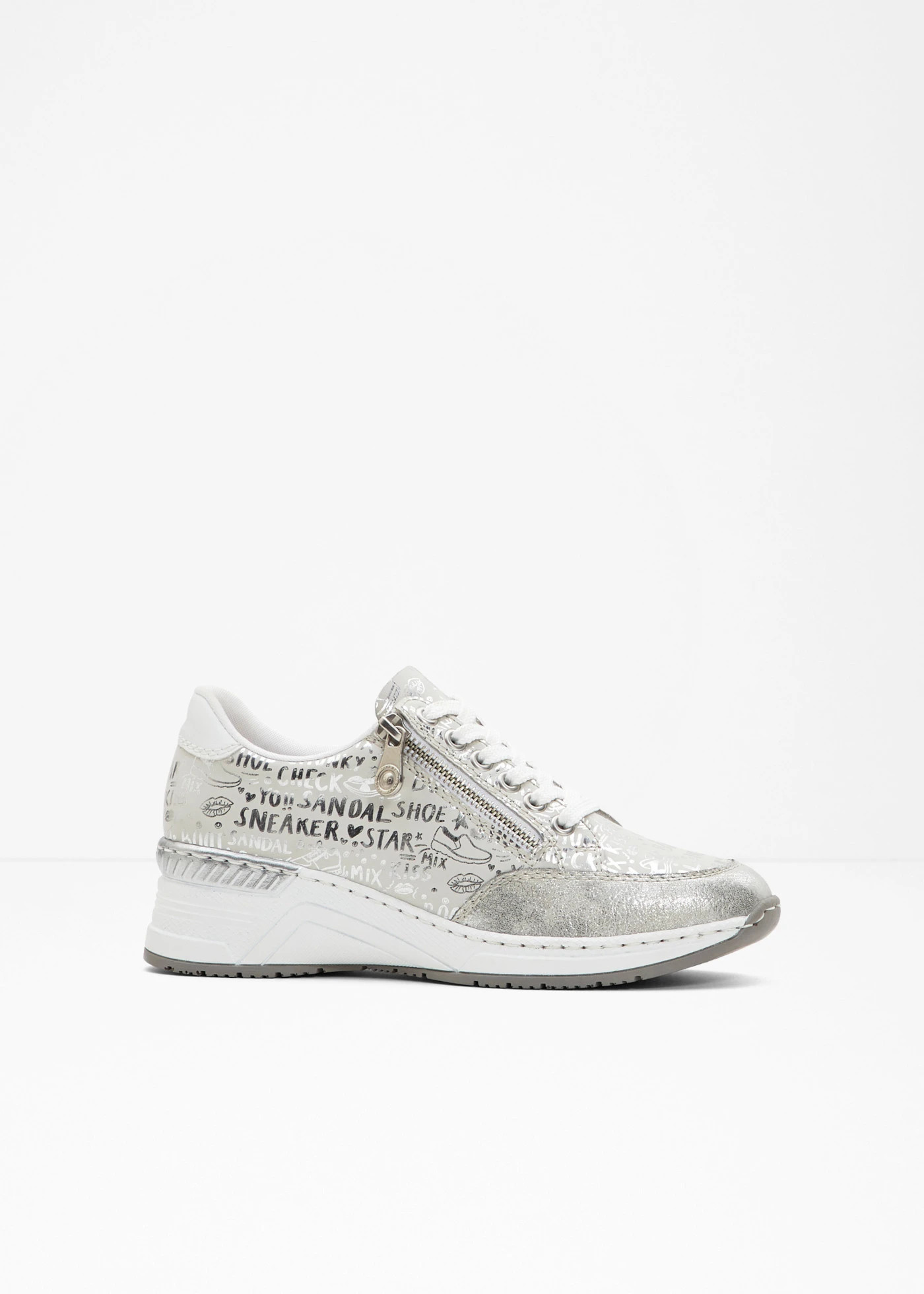 Rieker sneakers zilver-wit metallic | Bonprix NL (Influencer)