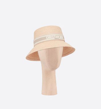 Dioresort Large Brim Hat Natural Straw | DIOR | Dior Beauty (US)