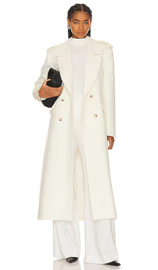 Maxi Coat in Ecru | Revolve Clothing (Global)