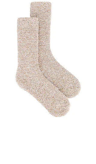 Barefoot Dreams CozyChic Socks in Cream. - size S-M | Revolve Clothing (Global)
