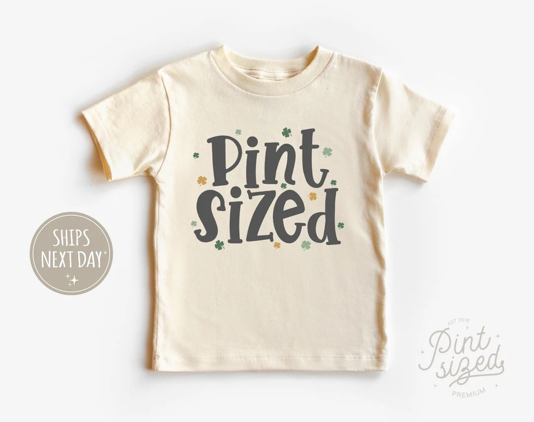Pint Sized Toddler Shirt  St Patrick's Day Kids Shirt  - Etsy | Etsy (US)