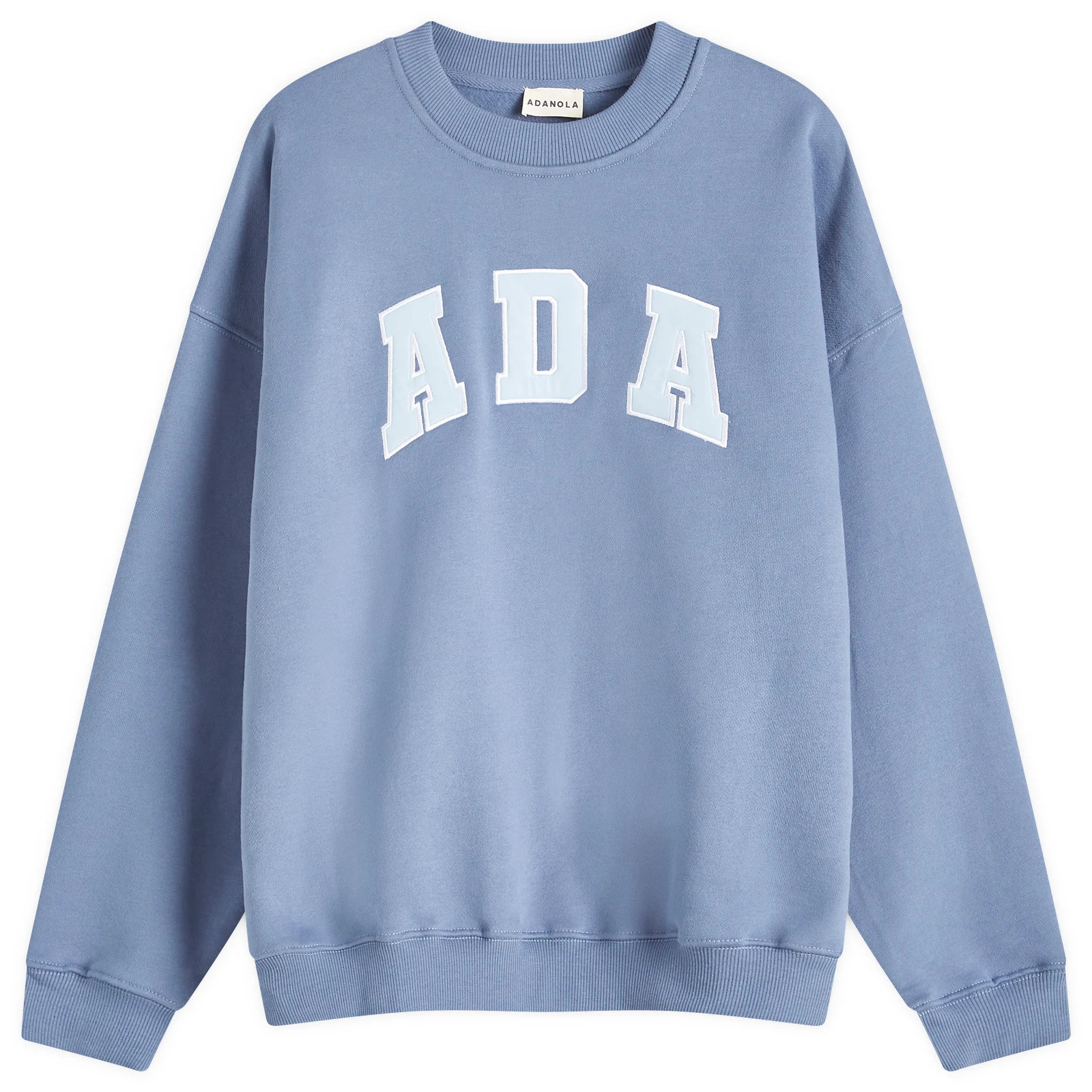 Adanola Women's Oversized Sweatshirt Vintage Blue/Powder Blue | END. Clothing
