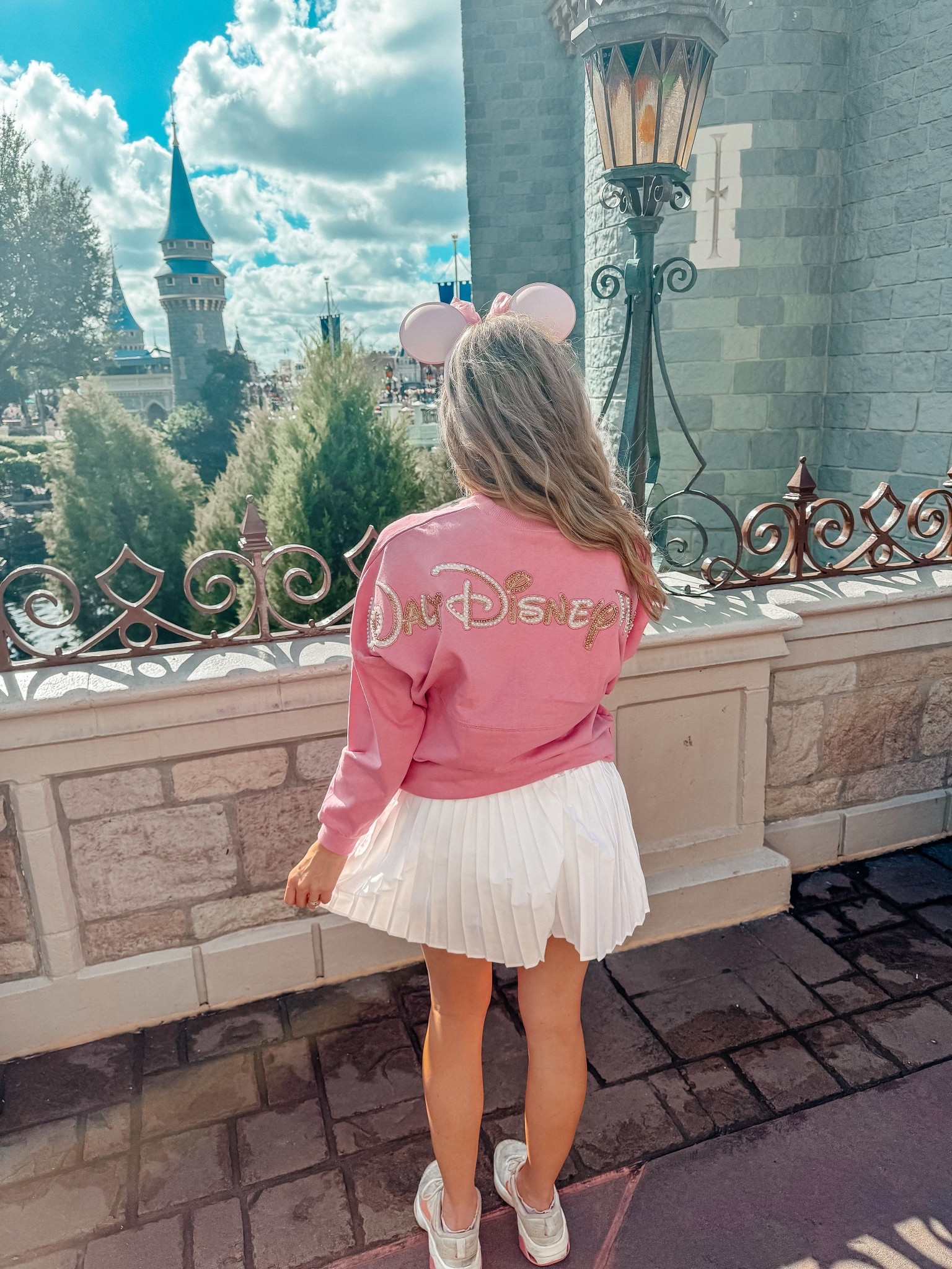 The prettiest pink Disney spirit jersey! 
I love it! I’m wearing size XS but usually prefer size small. I love the over sized look. 
Disney park outfit inspo 

#LTKTravel #LTKValentine